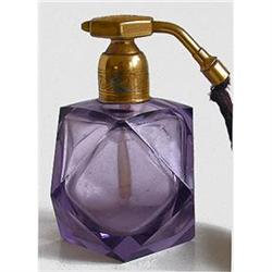 Volupte Amethyst Glass Perfume Atomizer Bottle #1030948