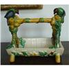 Image 1 : 19th C. English Majolica Bird Planter #1031002