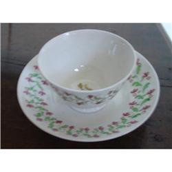 Late 18th C. English Tea Bowl and Saucer  #1031006