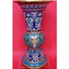 Image 1 : Chinese Cloisonne Baluster Vase #1031010