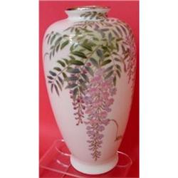 Delicate Hand Painted Japanese Porcelain Vase #1031021