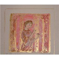 Solo  Litho by World renowned Edna Hibel #1031031