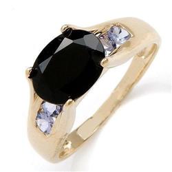 Black Onyx and Tanzanite Ring #1031096