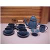 Image 1 : Blue graniteware tea set #1031276