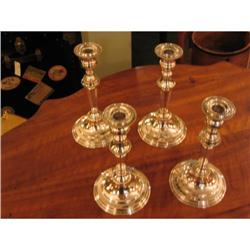 four Elkington candlesticks #1031480