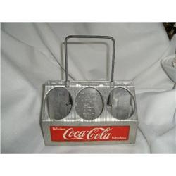 Vintage Coca Cola Six Bottle   Aluminum #1031494