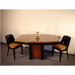 Dining  Table  Walnut  French  Art-deco #1040536