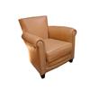 French Art Deco Leather Club Chair #1040574