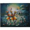 Marvin Emede Original Oil on Canvas, African #1040679