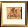 Image 1 : F. Gruber Framed German Watercolor on Paper #1040716