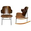 Ib-Kofob Larsen Lounge Chair/ Rocker Set #1040755