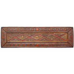 Tibetan Carved Painted and Gilt-Wood, #1040789