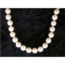 NECKLACE  8.0MM FINE CULTURED  PEARLS 30 Inches#1040808