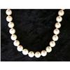 Image 1 : NECKLACE  8.0MM FINE CULTURED  PEARLS 30 Inches#1040808