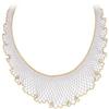 Image 1 :  SPECTACULAR 18K GOLD NECKLACE - WIDE COLLAR #1040809