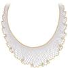 Image 1 :  SPECTACULAR 18K GOLD NECKLACE - WIDE COLLAR #1040809