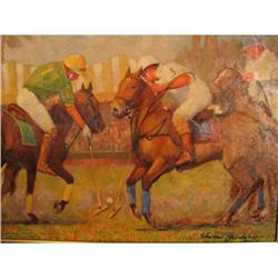 Modern Edward Brodney - "The Polo Match" #1040852