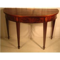 Federal Inlaid Console Table #1040863