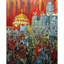 Marcelo Weinbery Painting, Fall of Jerusalem #1040895