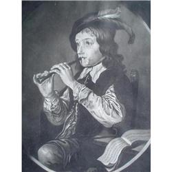 Frans le vieux Hals Painting, "The flute" #1040905