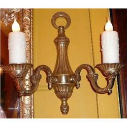 Pair of Bronze Sconces #1040919