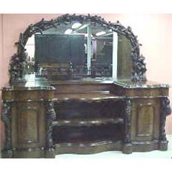 ANTIQUE  MAHOGANY SIDEBOARD SERVER #1040926