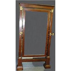 ANTIQUE EMPIRE STANDING MIRROR #1040933