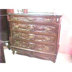 FRENCH CHEST OF DRAWERS COMMODE #1040946