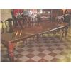 Image 1 : Antique Mahogany Banquet Dining Table #1040961