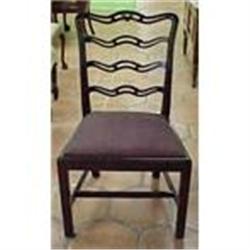 Set of 12 Twelve Mahogany Dining Chairs #1040963