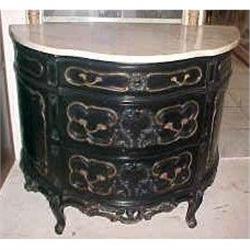 Antique Bowfront Commode Chest of Drawers #1040988