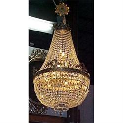 Empire Style Crystal Beaded Chandelier #1041007