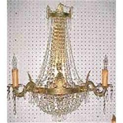 Empire Style Crystal Beaded Wall Sconces Wall #1041008