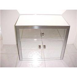 Pair of  Mirrored Nightstands #1041013