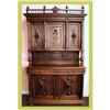 Image 1 : 1920s French Walnut Henry II Buffet w/ Carvings#1041044