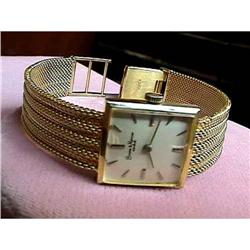 Deco 14kt Gold Baume Mercier Wristwatch 14k #1041184