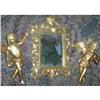 Image 1 : Pair Italian wood carved Putti gilt and mirror #1041214