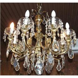 8 lights French bronze Chandelier #1041222