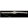 Image 1 : Art-Deco Platinum and Diamond Bracelet #1041312