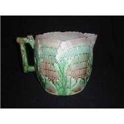 American Majolica Shell and Seaweed Pitcher #1041379