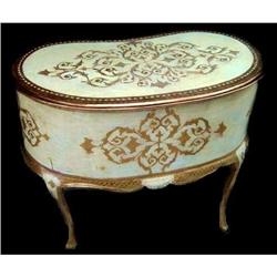 Antique Italian Florentine Ladies Desk #1041416