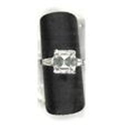 "E Color" Square Emerald Cut Diamond Ring #1041426