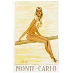 Vintage Poster by DOMERGUE C1945 #1032 #1058881