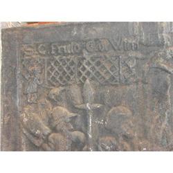 16 century cast iron fireback #1066506