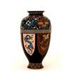 Image 1 : Meiji Japanese 6 Panel Dragon Phoenix Cloisonne#1067235