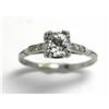 Image 1 : Platinum and Diamond Engagement Ring #1067423