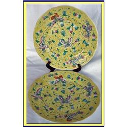 PR JIAQING CHINESE EXPORT BUTTERFLY PLATE 18C #1067631