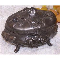 Silverplate Art Nouveau Jewelry Box by Rogers #1074972