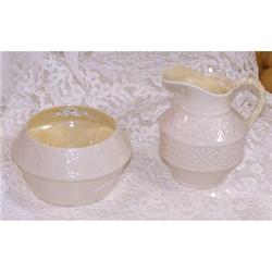 Irish Belleek Cream & Sugar Set in Cleary#1074980