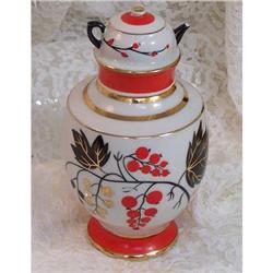 Orange Berry Samovar/Tea Maker Marked USSR by#1074981